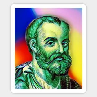 Galen Colourful Portrait | Galen Artwork 8 Sticker